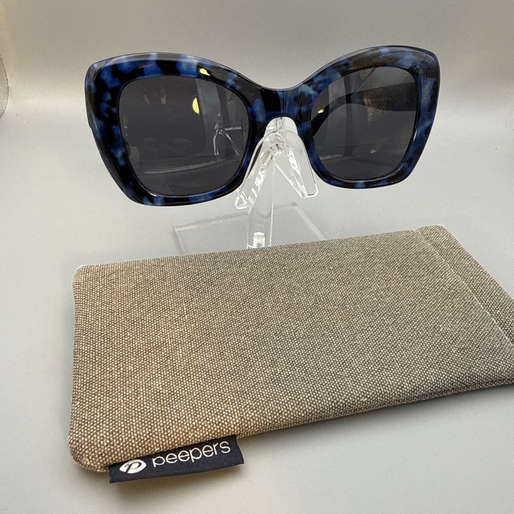 PEEPERS, AUTHENTIC MARIPOSA, BLUE TORTOISE, OVERSIZED SUN READERS BIFOCAL +1.00